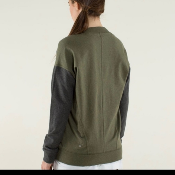 Lululemon Mula Bundle WrapHeathered Fatigue Green / Heathered Dark Grey - Picture 2 of 11